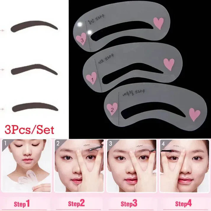 Eyebrow Design Stencil