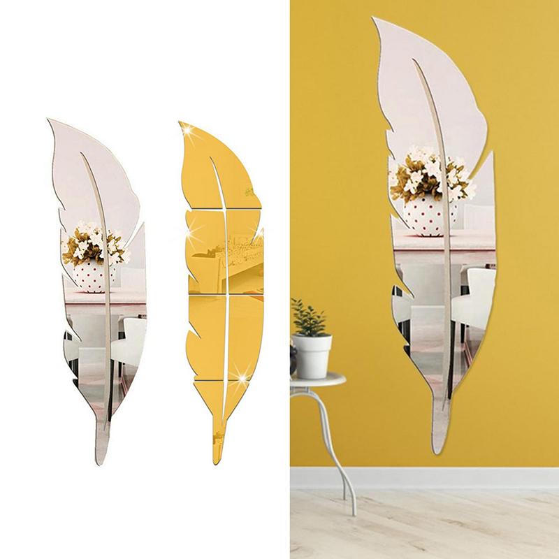 Acrylic Tree Branch Mirror Wall Decal (37x7 Inch)