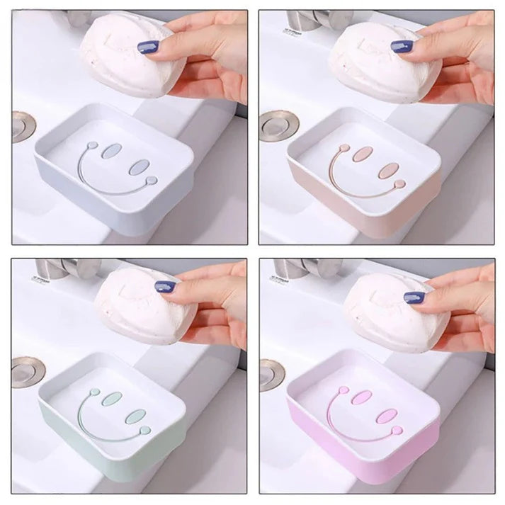 Smiley Face Dual Layer Soap Dish