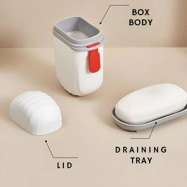 Compact Travel Soap Storage Case