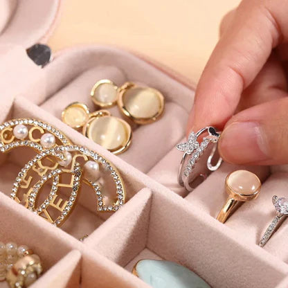 Plush Velvet Jewelry Organizer