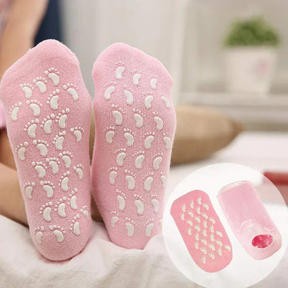 Silicone Heel & Foot Protector Socks