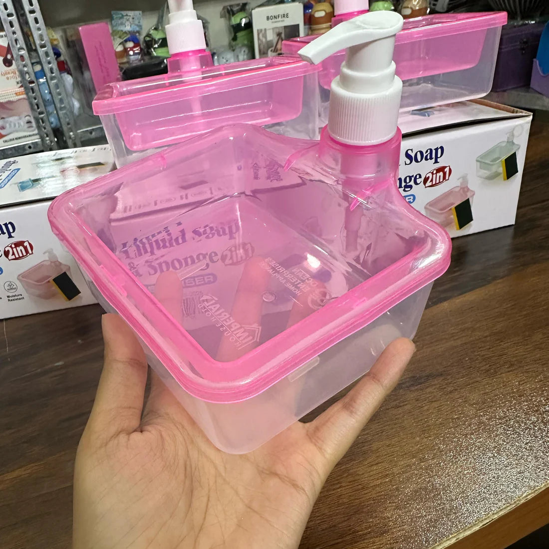 Square Splash Soap Dispenser