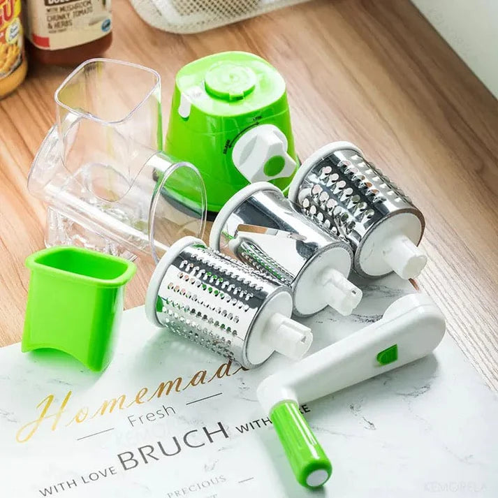 Multi Function 3 In 1 Drum Grater