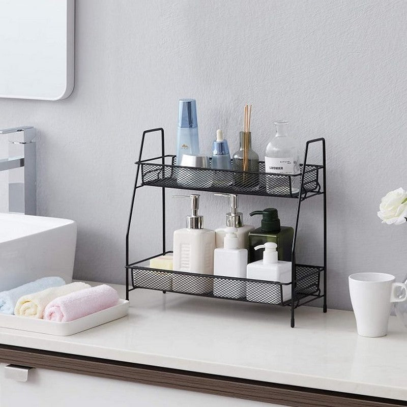 2 Layer Steel Shelf Organizer