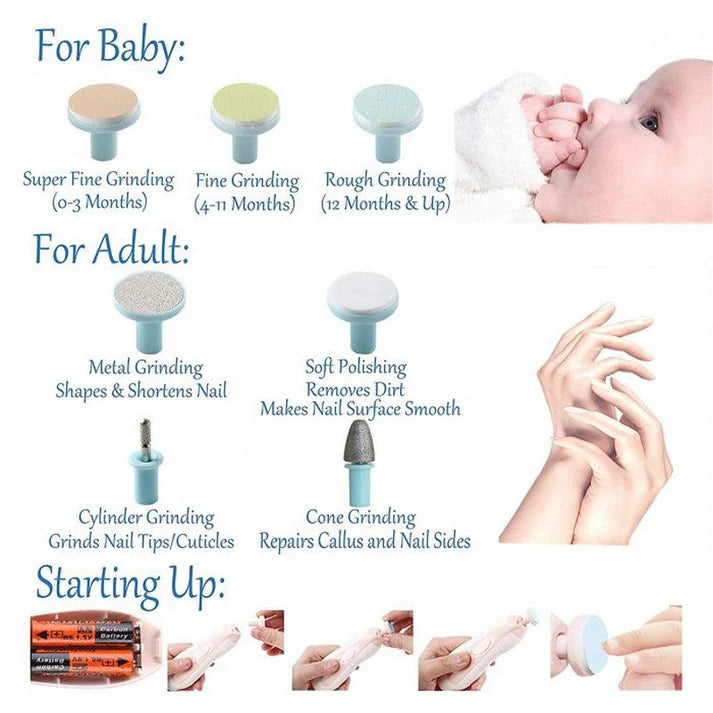 Multi Function Electric Baby Nail Care Kit