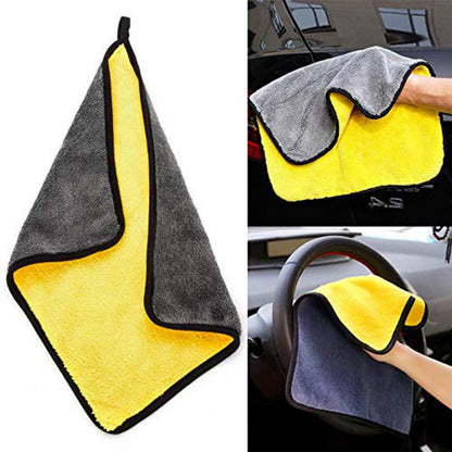 1 Pc Yellow Quick & Dry Microfiber Cloth
