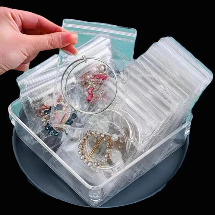 5 Pcs Self Seal Jewelry Protecting Pouches