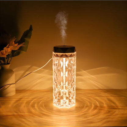 Misty Crystal Humidifier Lamp